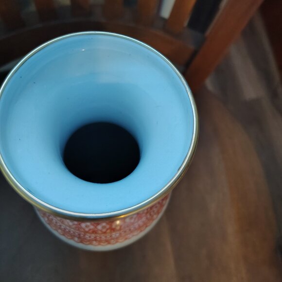 1970’s Chinese porcelain ProC Vases Ladies in a Garden Qianlong Mark - Picture 9 of 15